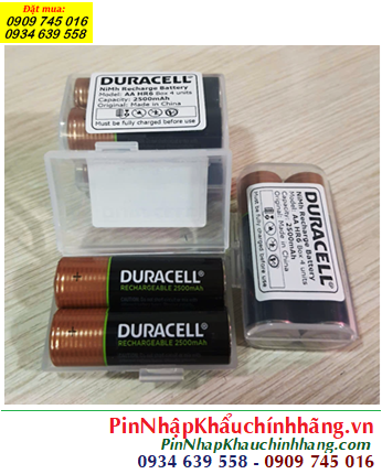 Duracell AA2500mAh Pin sạc AA 1.2v NiMh Duracell HR6 AA2500mAh chính hãng (Box 02 viên) /B.hành 06 tháng